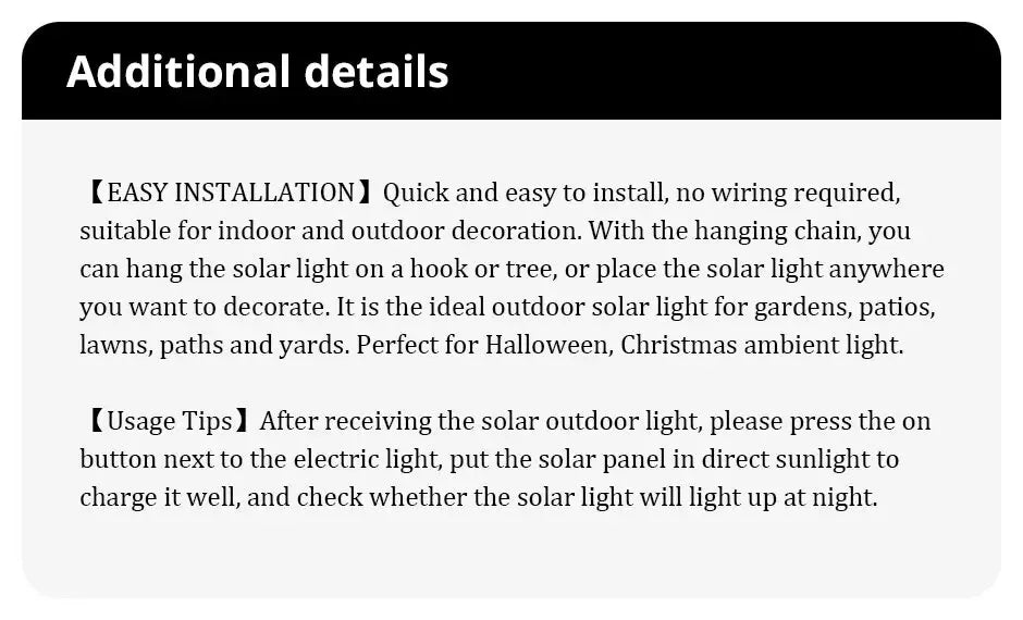Solar Lantern Outdoor, Solar Lights for Outside Decorative Outdoor Hanging Lights Waterproof Solar Lanterns, yard garden lamp