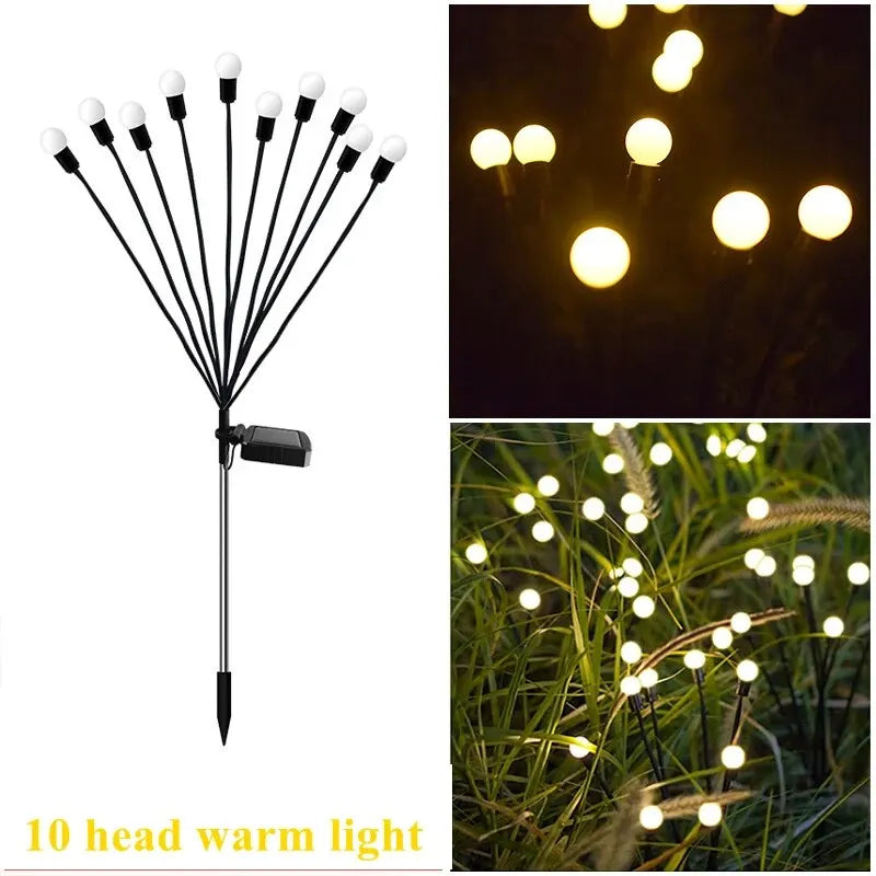 Solar Firefly Garden Lights (10 LED - IP65)